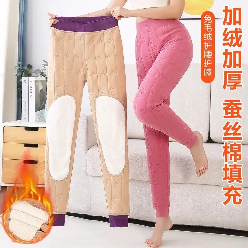 德绒护膝棉裤2025冬季新款加绒护腰护膝加厚防寒自发热打底女,女装/女士精品,棉裤/羽绒裤,淘宝优惠券,粉丝福利购,淘宝优惠卷