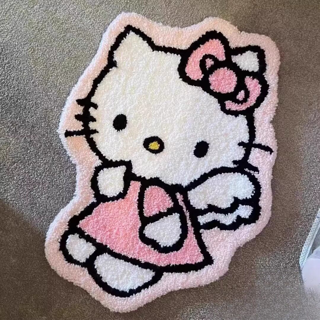 卡通hellokitty地毯仿羊绒女生