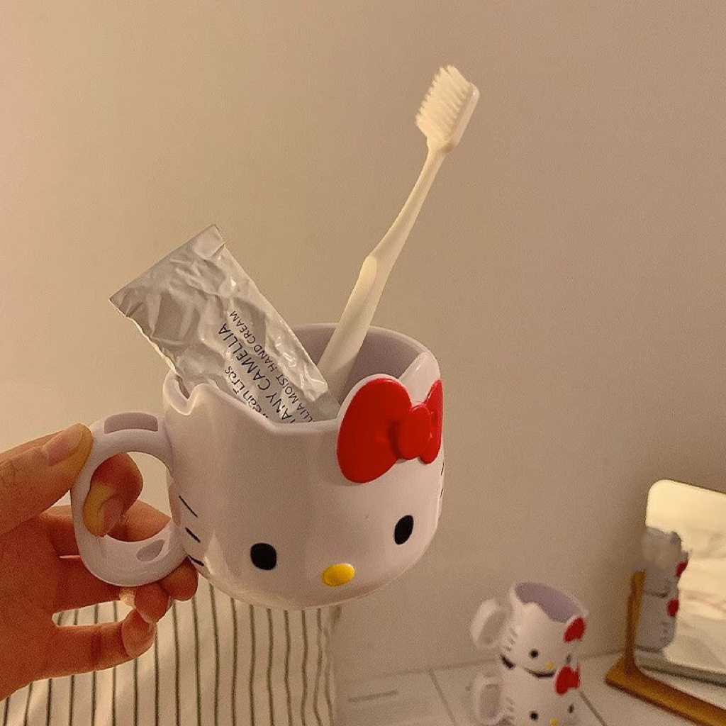 Hellokitty漱口杯大学生宿舍刷牙