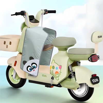 电动车前置儿童座椅挡风被带小孩