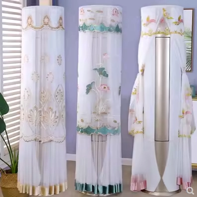 立式空调防尘罩格力海尔客厅柜机圆柱形开机不取保护空调罩套