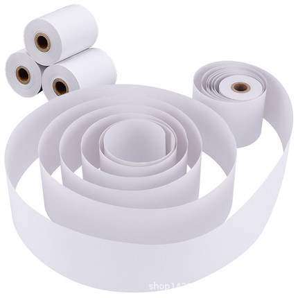 百蜂纸管芯热敏收银收款机58mm打印纸57*50超市便利店小票纸