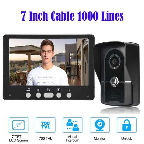 可视门铃视频对讲家用可视智能监控高清防水可视门禁系统 包邮