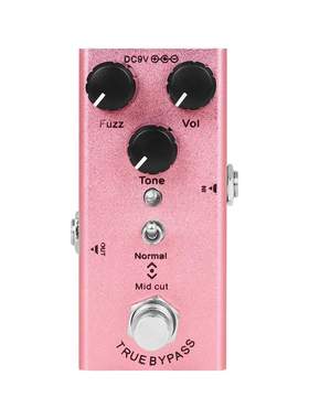 跨境爆款迷你电吉他效果器Fuzz法兹专业吉他单块效果器吉他配件