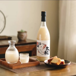 日食记江南米酿750ml瓶装桂花米酒女士聚会低度微醺糯米小甜酒