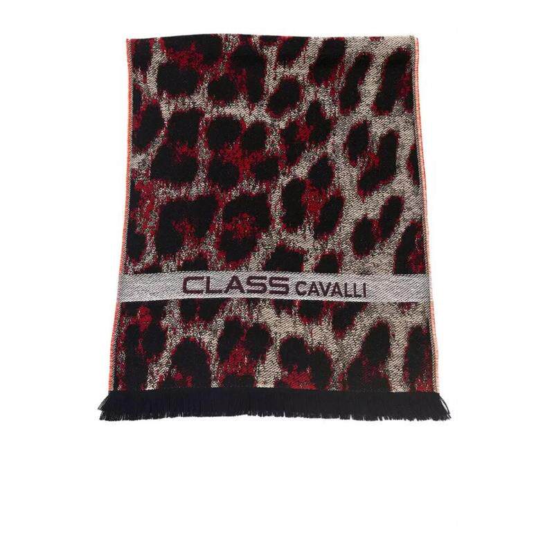 cavalli class 男士拼色 围巾