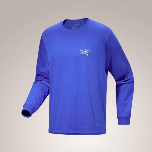 ARC'TERYX 始祖鸟 Kragg Cotton 户外圆领长袖T恤 棉质印花上衣