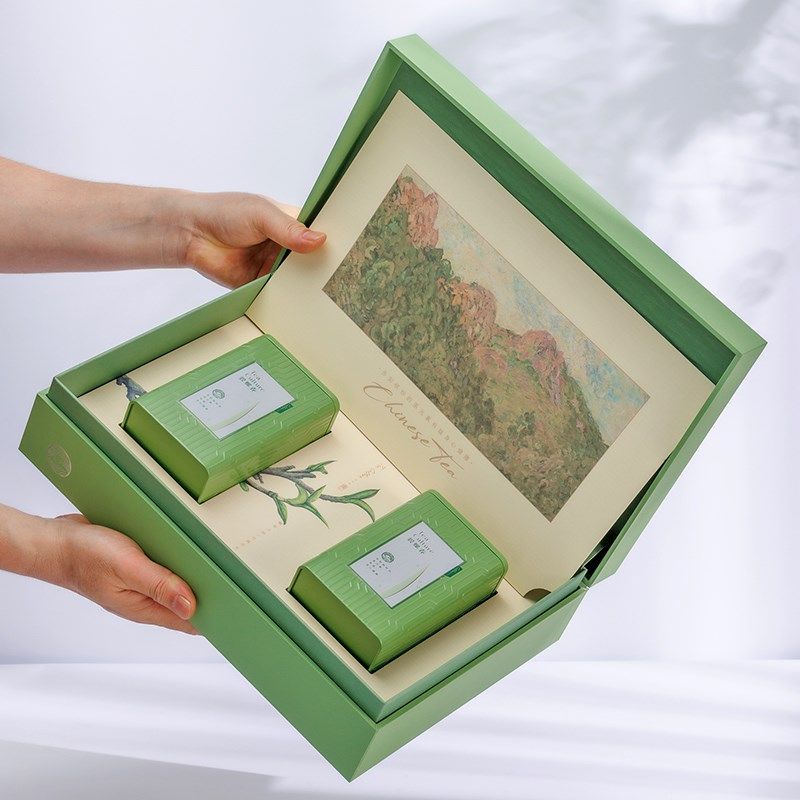 2024新款高档碧螺春茶叶包x装盒空礼盒苏州洞庭山绿茶半斤装空盒