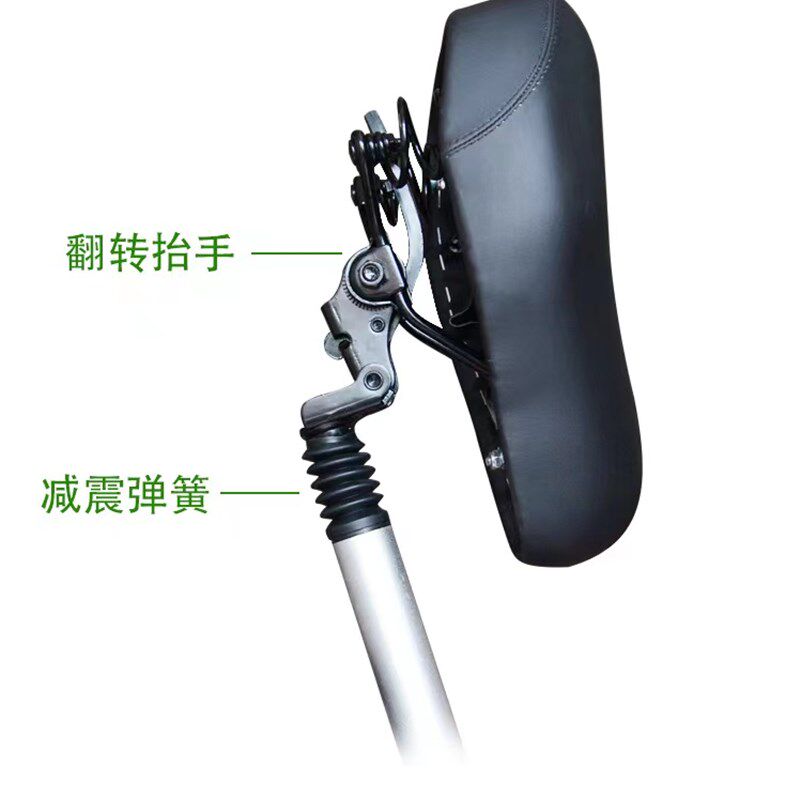 代驾车减震坐杆折叠车翻转避震座管28.6/31.8/P33.9铝合金鞍管配