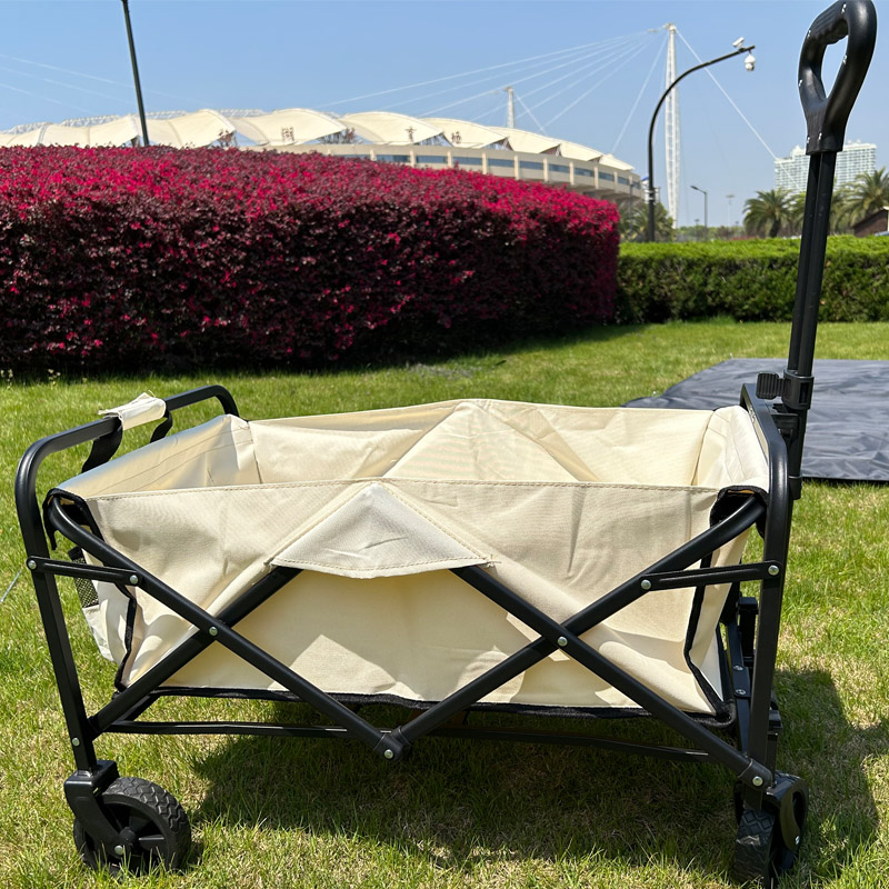 户外可折叠e营地车露营车小推车野餐车帐篷郊游野营手拉杆车拖车