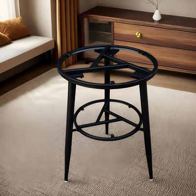 桌腿圆桌大理石支架岩板桌腿底座茶几洽谈圆形底座桌脚餐桌腿定制