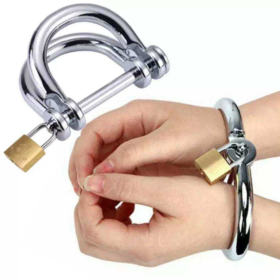 密室剧本杀人影视表演道具舞台剧玩具手铐和脚镣手扣男女通用加厚