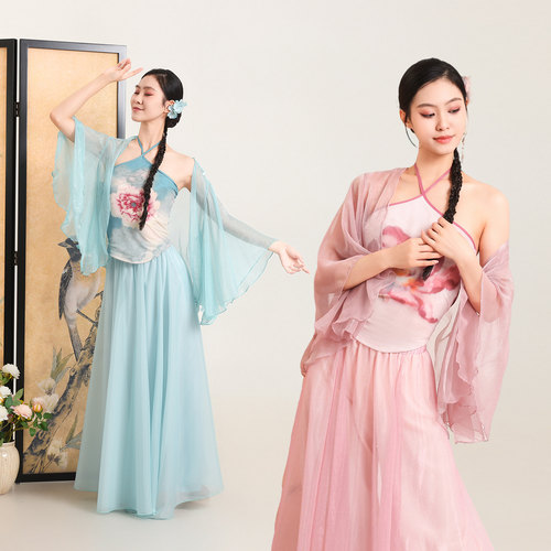 古典舞服牡丹设计清新淡雅必入手