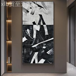 网红.卧创时光 饰室过入道手绘挂约 简现代玄关户装 原