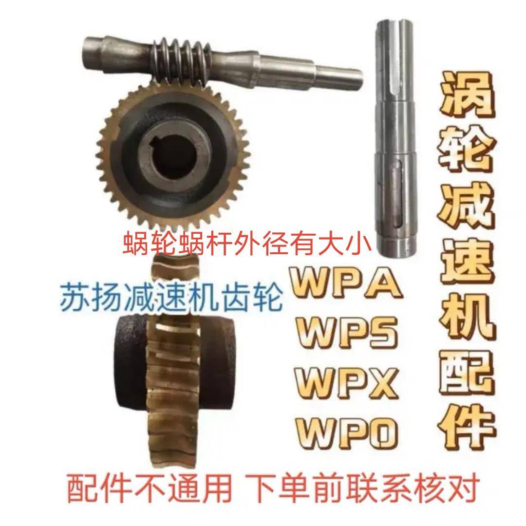 WPA WPS WPO WPX60型 铜蜗轮 蜗杆 输出轴 蜗轮减速器配件