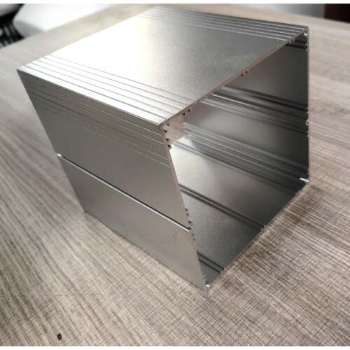 铝合金外壳仪表机箱壳体锂电池盒方形铝壳铝盒功放机壳136x136