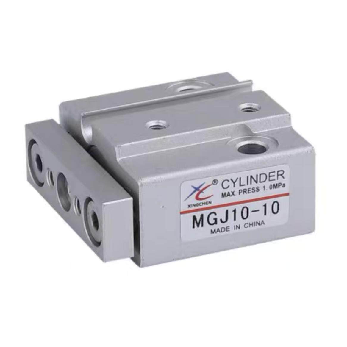 星辰小型气动迷你三轴微型带导杆气缸MGJ6/10-5/TCM10-10/15/20/S