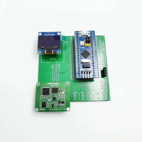 睡眠呼吸心跳心率检测模块R60ABD1毫米波雷达传感器STM32开发套件
