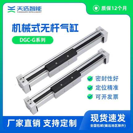 FESTO费斯托DGC导轨型机械式无杆气缸DGC-18/25/32-G-4000-PPV-A