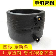 PE100电熔管帽电热熔堵头封口110 160hdpe电容堵帽水管电熔管堵