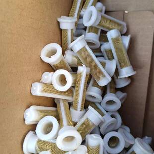 柴油机输油泵铜质万能过滤网通用M14空心螺丝滤网手油泵过滤器