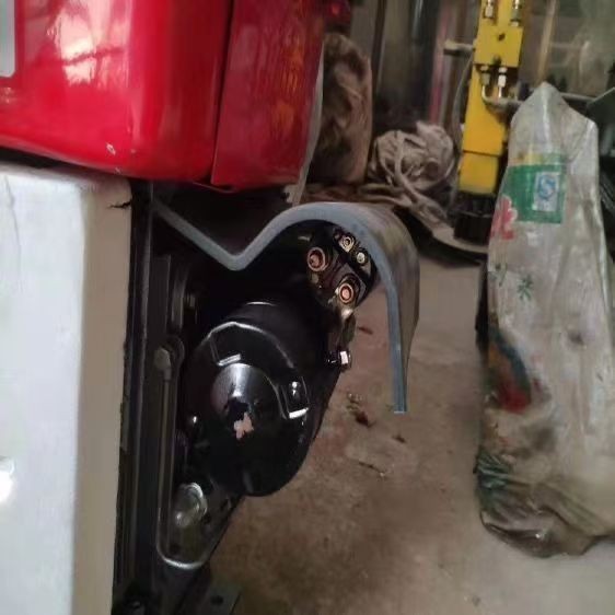 单缸柴油机马达挡水板起动机防水板拖拉机马达保护罩防雨水防泥板