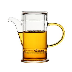 唐顺泡茶壶玻璃过滤家用红茶泡绿茶冲茶器小号加厚耐高温功夫茶具