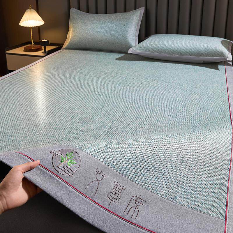 榻榻米冰藤席三件套定做订制1.5x2.3x2.4上下床冰丝炕席软草席2.5