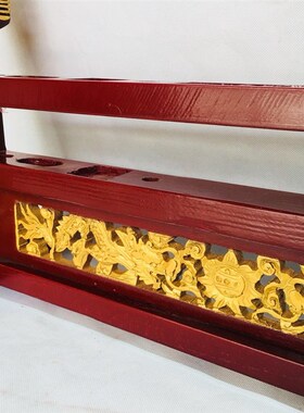 法器道士用品令牌印章令旗幡天蓬尺六面印法器架S法架小号45厘米