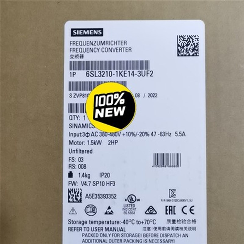 G12功率变频器6210-1KE11/1KE14/1KE17/1KE18-UF2