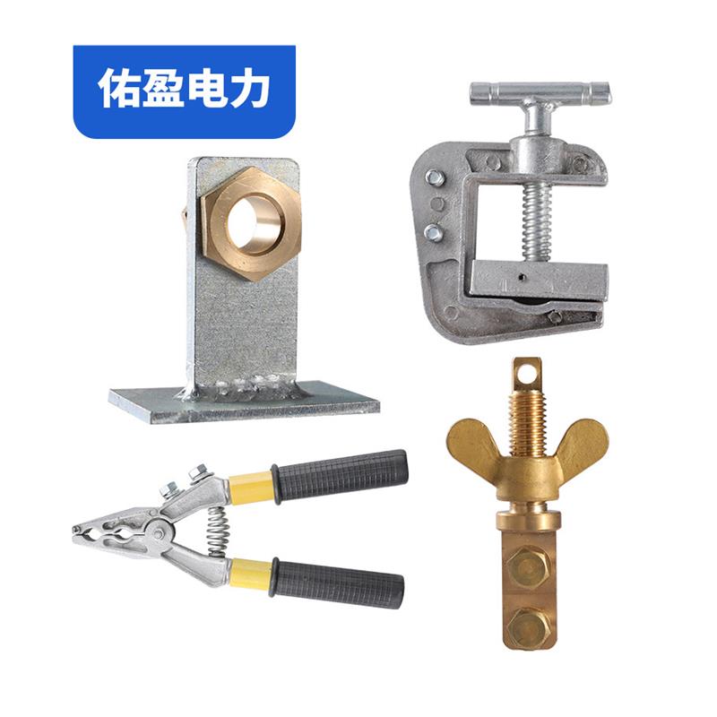 现货速发接地桩五防锁接接地线夹夹子梅花接地夹铜五防闭锁接接地