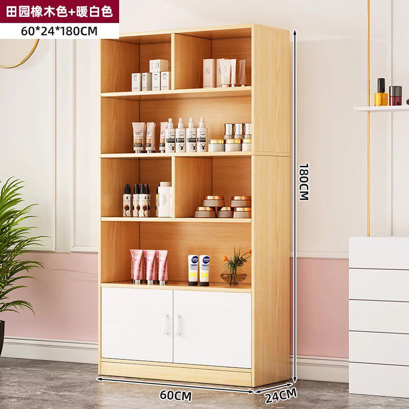 现货速发理发店产品展示柜院展示柜陈列柜发廊货柜落地柜子化妆品