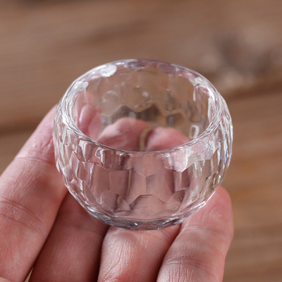 速发水晶杯八供水供圣水杯净套杯透明家用供奉佛具供碗七供水杯装