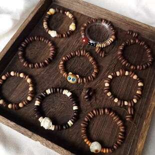 咖啡豆手链diy云南模型饰品装饰挂饰摆件百香籽手串精品纯熟日晒