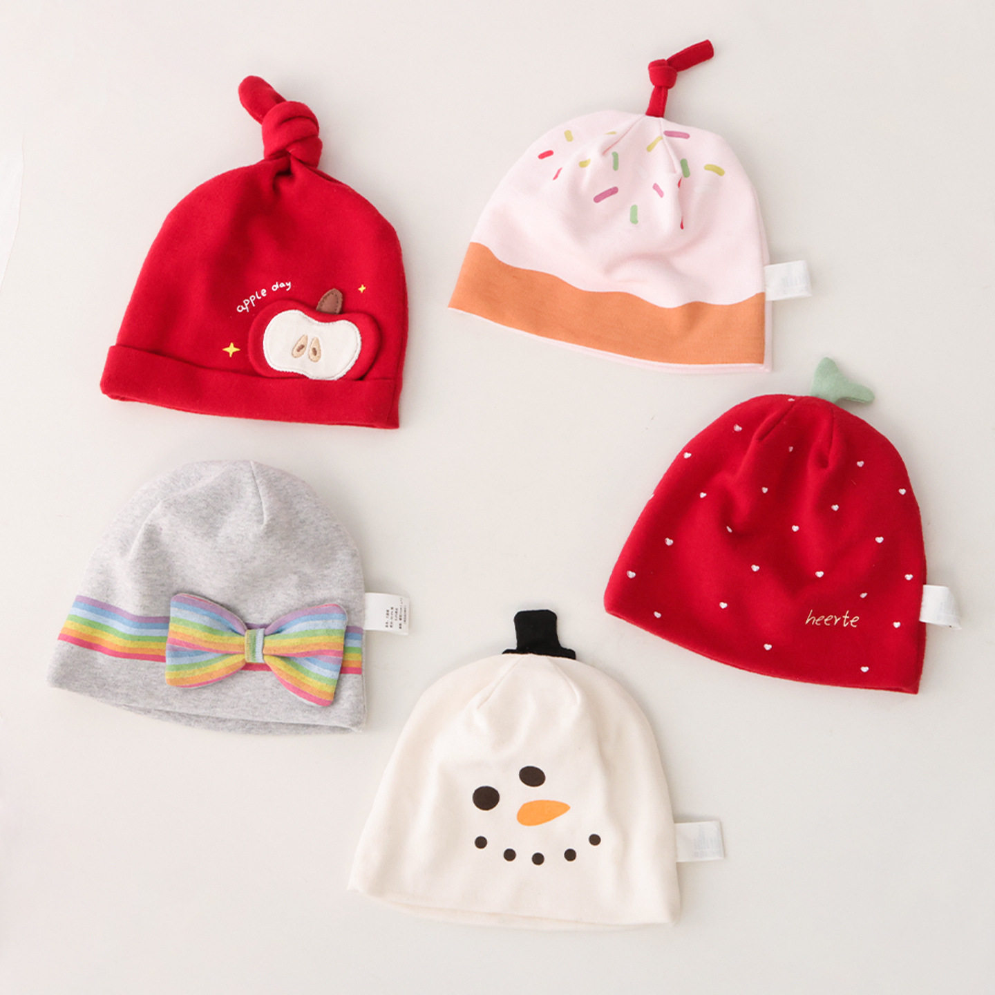 婴儿帽子新生儿月子帽宝宝春秋季胎帽棉双层秋冬幼儿帽含牛奶蛋白,婴童用品,婴童干发帽,淘宝优惠券,粉丝福利购,淘宝优惠卷