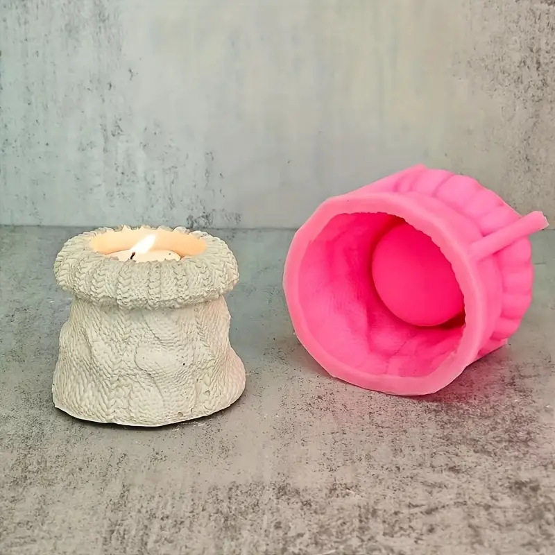 毛衣针织状花盆硅胶模具