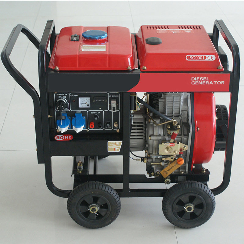 力创小型汽油机发动机柴油发电机组3kw4kw5kw6kw7kw开架铜电机