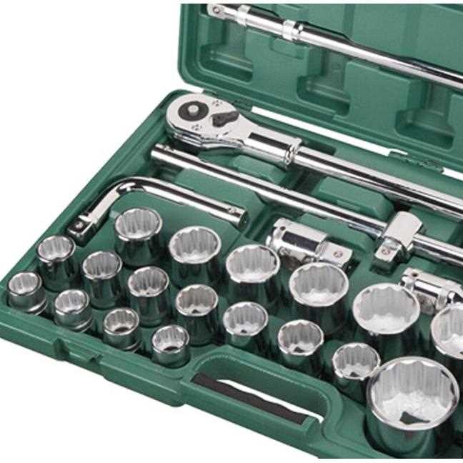 世达 26件19*25MM系列重型套筒组套棘轮扳手动工具组套世达09016