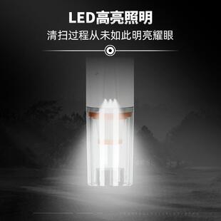 小型带灯手持吸尘器厂家 车载吸尘器家用汽车无线数显大吸力便携式