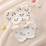 Детский марлевый водонепроницаемый дышащий слюнявчик, нагрудник для новорожденных для еды