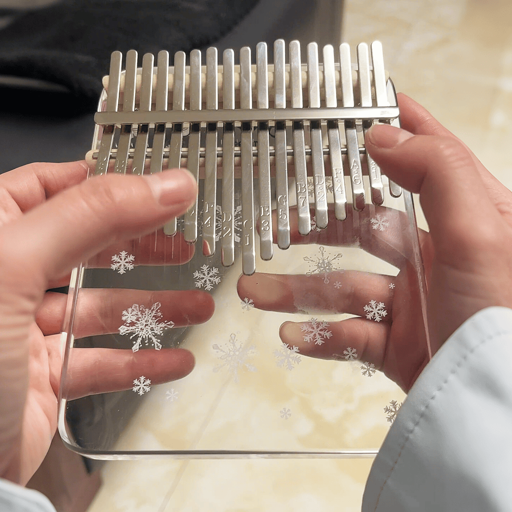 水晶卡林巴拇手指琴1721音礼物送男女生朋友闺蜜生日实用高级感