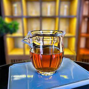 东海原矿水晶公道杯功夫茶具分茶器高档水晶玻璃公杯茶具泡茶杯