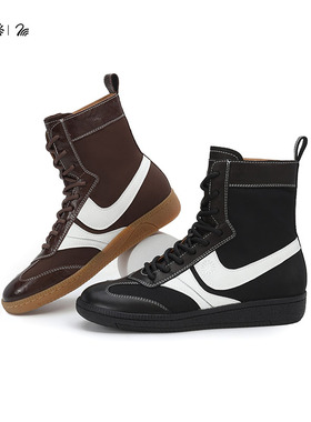 VCA（女鞋）【天鹅SWAN】马丁靴复古高帮板鞋英伦风休闲运动百搭