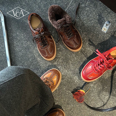 VCA女鞋2025新款休闲鞋德训鞋