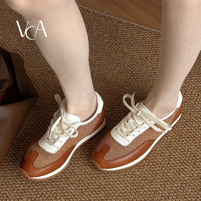 VCA夏季藤编网鞋女轻便不累脚阿甘鞋透气排汗网布鞋休闲鞋鞋子,女鞋,德训鞋,淘宝优惠券,粉丝福利购,淘宝优惠卷