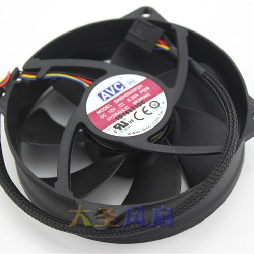 原装AVC DASH0925R2H CPU圆形散热风扇 90*90*25mm 4线风扇