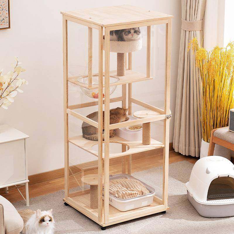 拉车套罩猫别墅猫窝猫爬架一体家用实木室内超大猫舍猫屋猫咪猫柜,电子元器件市场,其他LED器件,淘宝优惠券,粉丝福利购,淘宝优惠卷