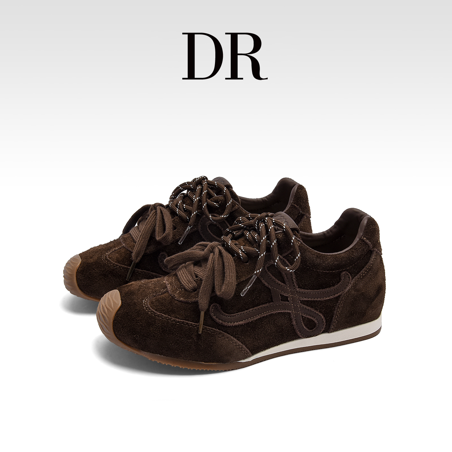 真皮内增高小个子显瘦阿甘德训鞋