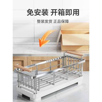 ///不PBU锈钢碗架沥水架厨房置物款盘放碗新沥水篮架碗碟收纳架