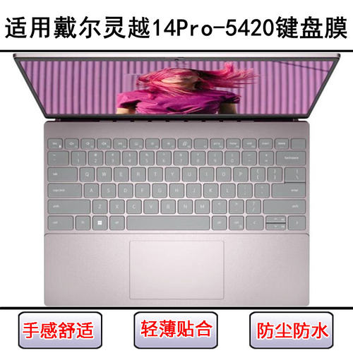 适用戴尔灵越14Pro-5420键盘保护膜14寸笔记本电脑字母防尘罩彩绘